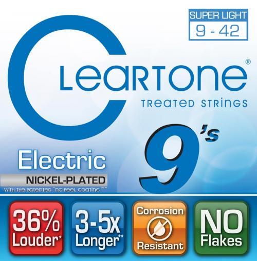 Cleartone EMP Electric Guitar Strings (Super Light 9-42)