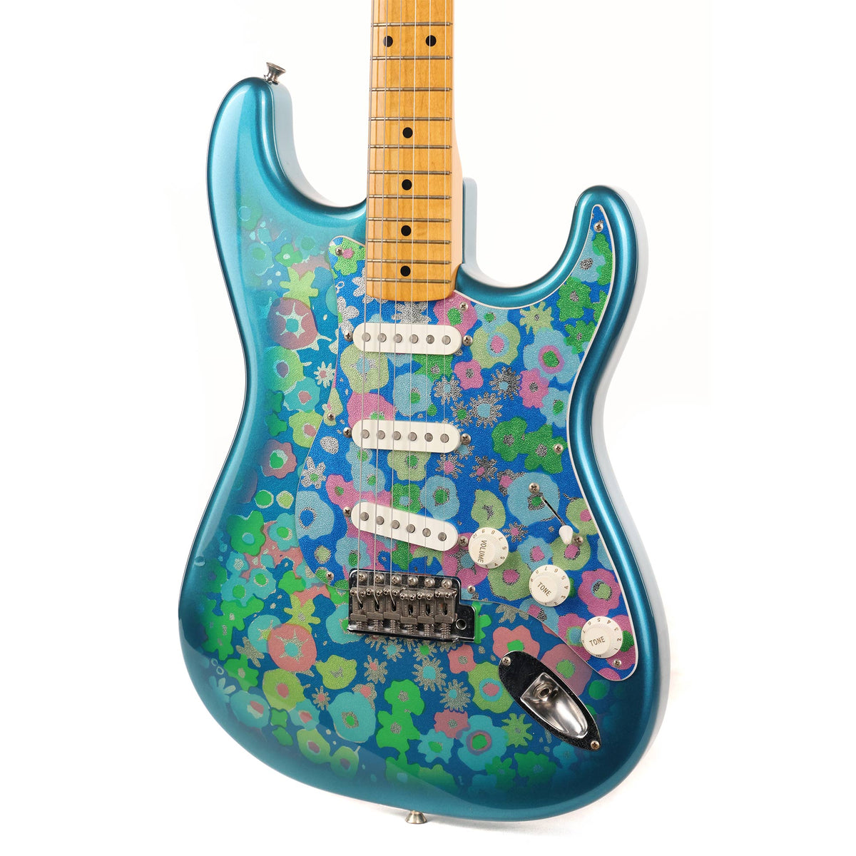 Fender CIJ Blue Paisley Stratocaster Used — 7
