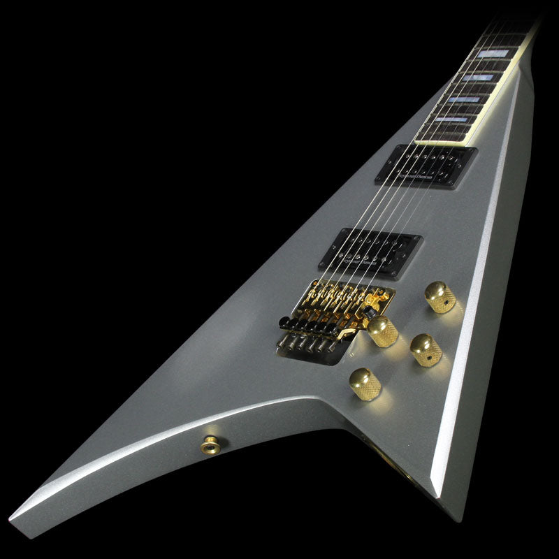 Used Jackson Custom Shop Music Zoo Exclusive Randy Rhoads RR 1.5 Electric Guitar Silver - Shop Worn — 1