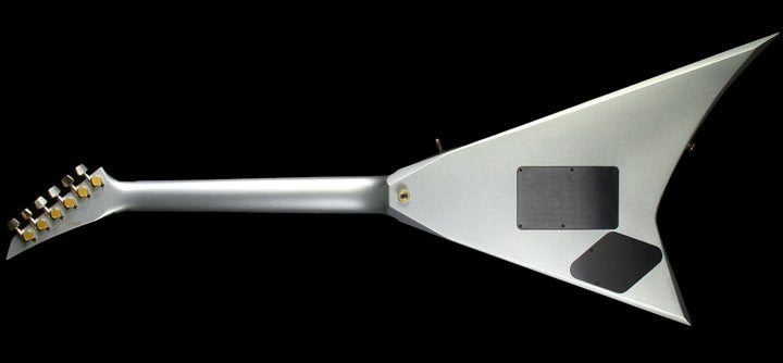 Used Jackson Custom Shop Music Zoo Exclusive Randy Rhoads RR 1.5 Electric Guitar Silver - Shop Worn