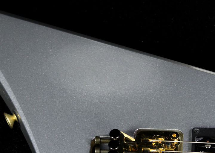 Used Jackson Custom Shop Music Zoo Exclusive Randy Rhoads RR 1.5 Electric Guitar Silver - Shop Worn