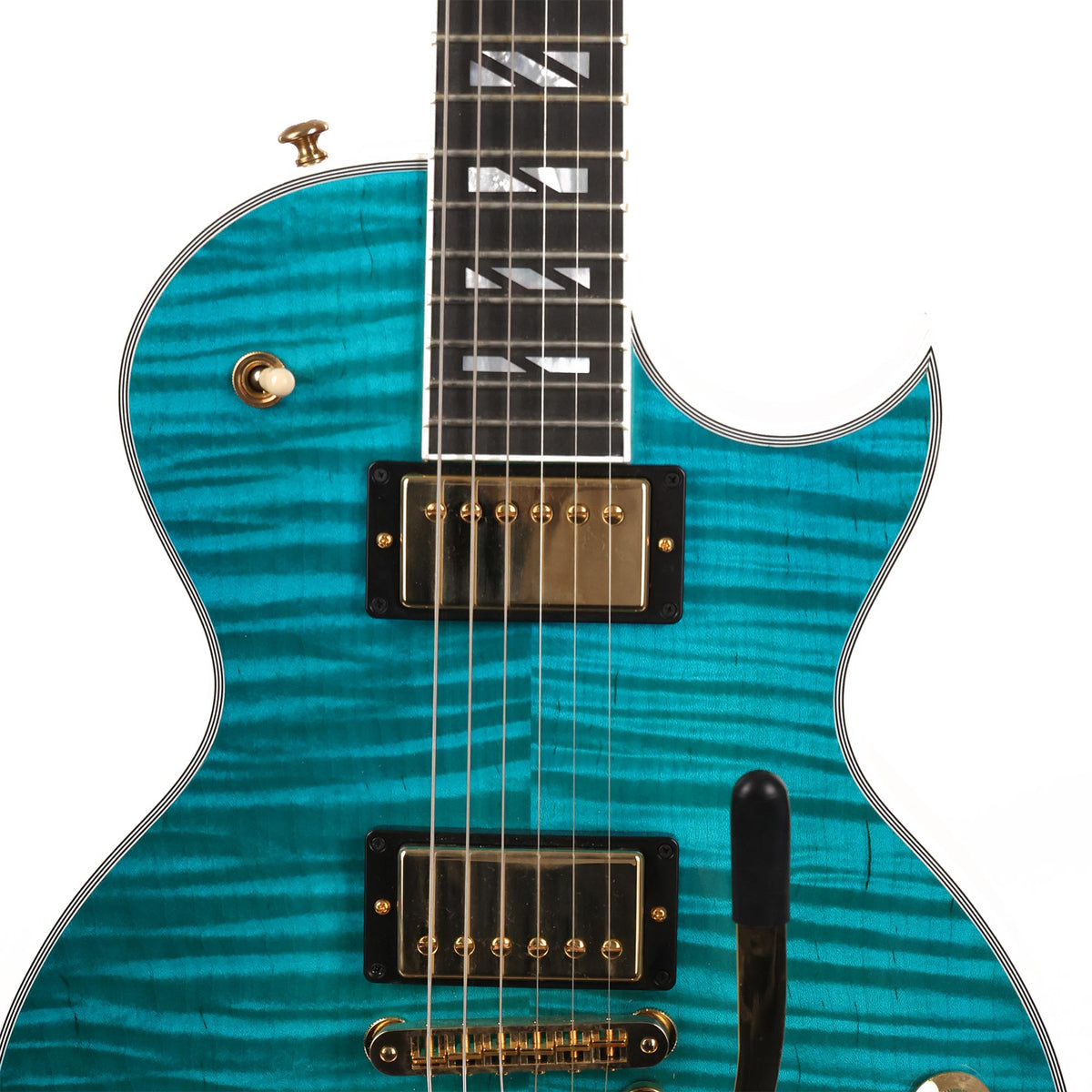 Gibson Les Paul Supreme Florentine Caribbean Blue 2015 — 6