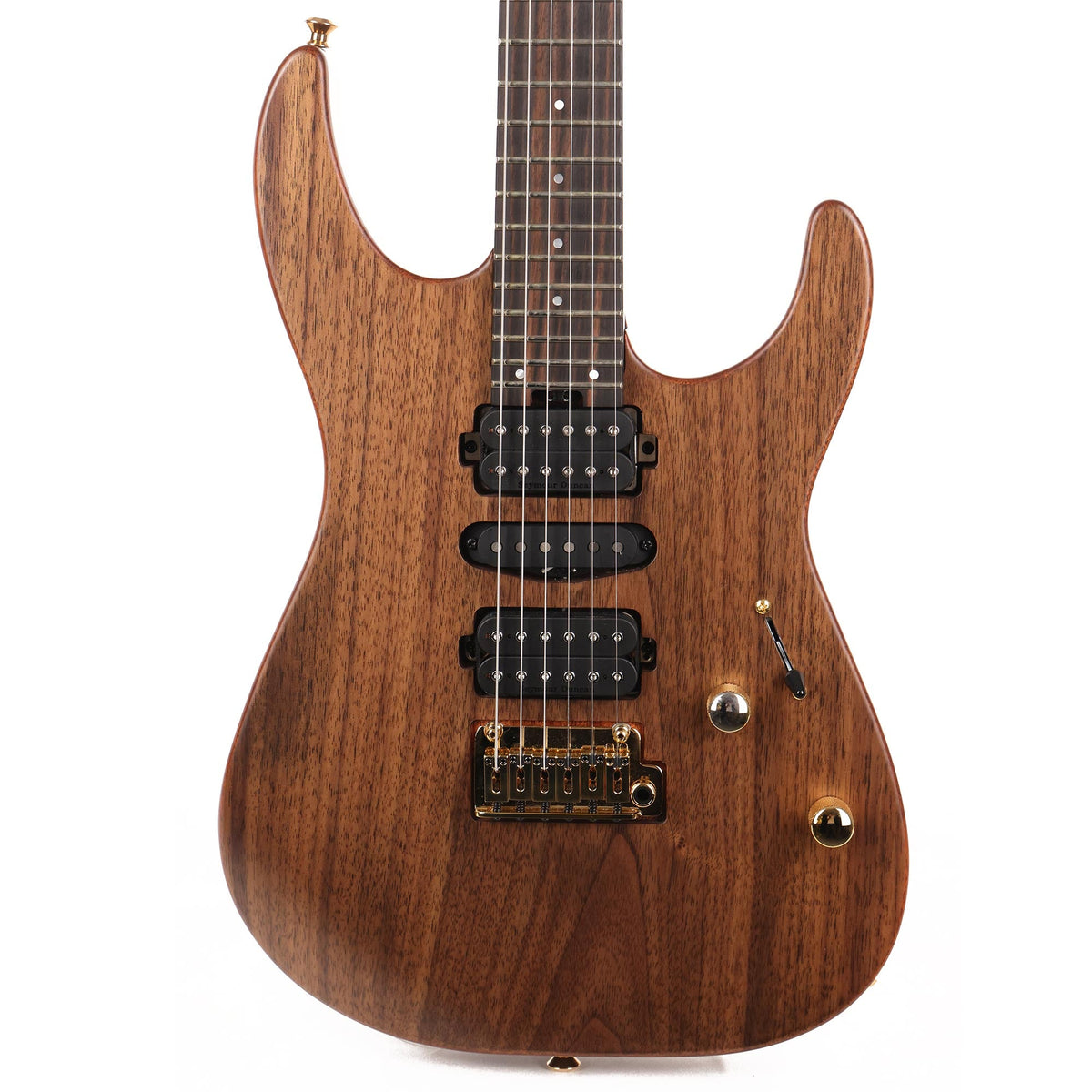 Charvel MJ DK24 HSH 2PT E Mahogany with Figured Walnut Streaky Ebony Fretboard 2021 — 1