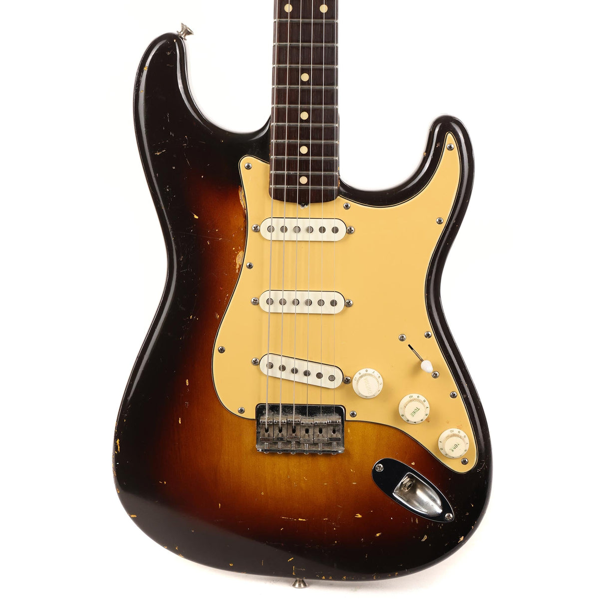 1960 Fender Stratocaster Hardtail Sunburst — 1
