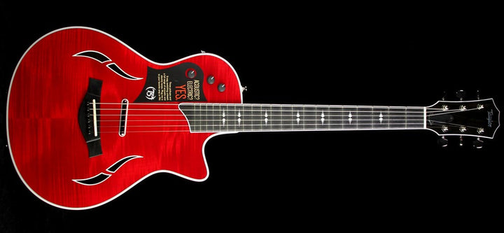 Used Taylor T5z Pro Electric Guitar Borrego Red