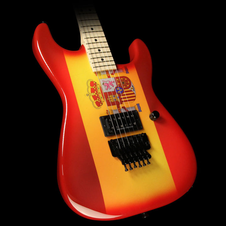 Used 2014 Charvel Custom Shop San Dimas Spain Flag Electric Guitar
