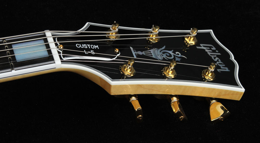 Used Gibson Custom Shop L-5 Premier Archtop Acoustic Guitar Natural — 4