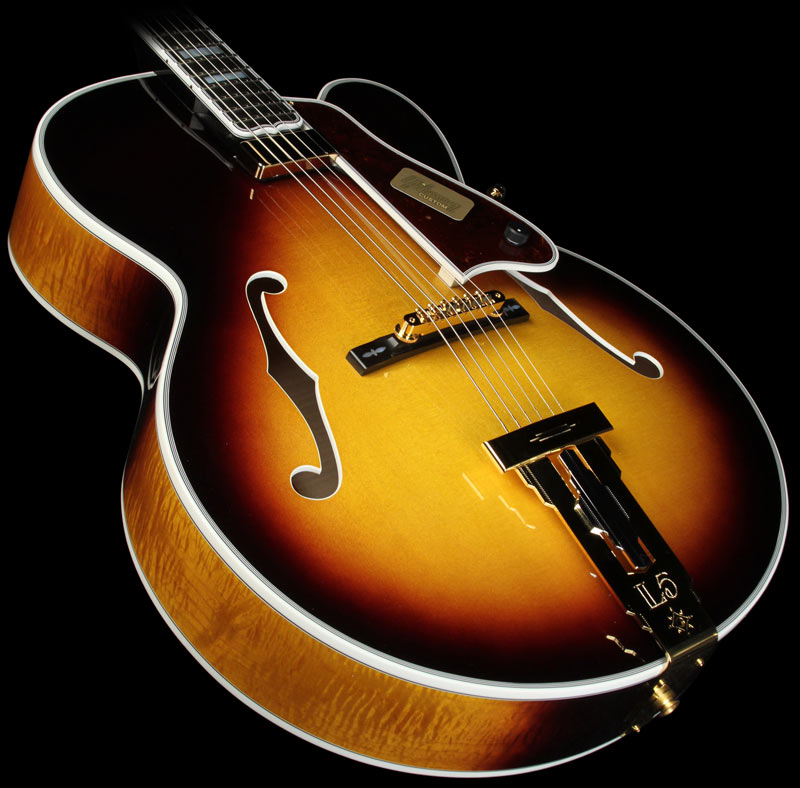 Used 2014 Gibson L5 Premier Crimson Custom Electric Guitar Sunburst — 1
