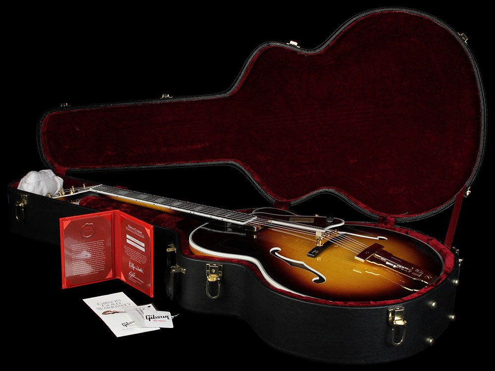 Used 2014 Gibson L5 Premier Crimson Custom Electric Guitar Sunburst — 5