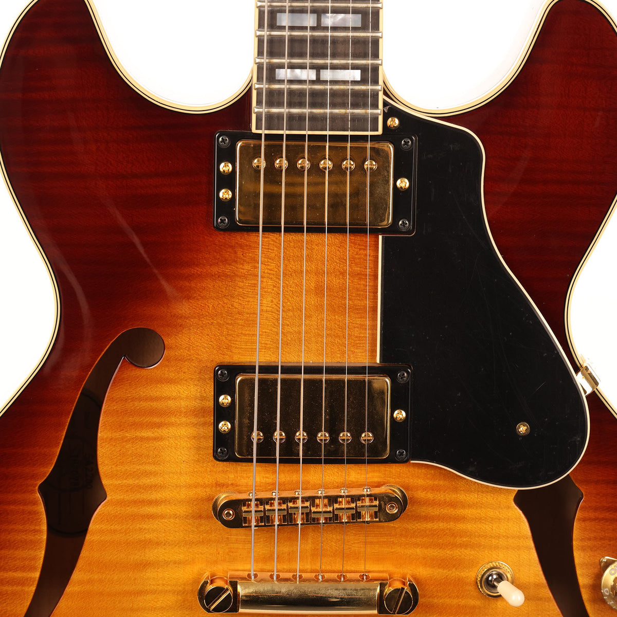 Yamaha SA2200 Semi-Hollow Violin Sunburst 2021 — 6