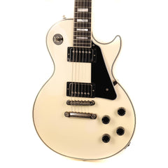 ギター Les Paul Custom Alpine White Epiphone Les Paul Custom Electric Guitar Alpine White | Guitar Center
