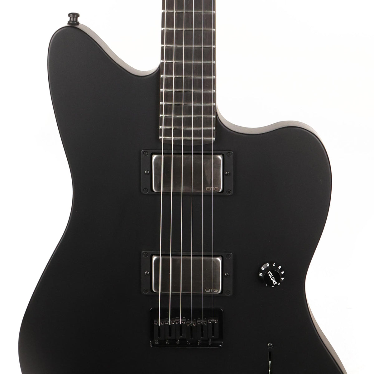 Fender Jim Root Jazzmaster Electric Guitar Flat Black — 5