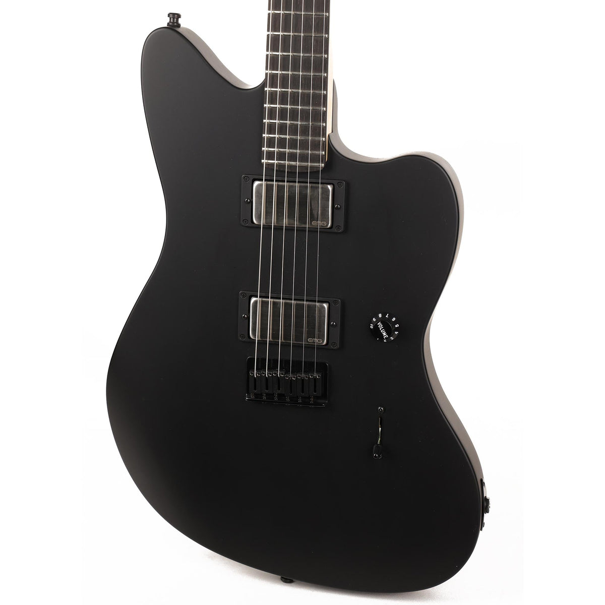 Fender Jim Root Jazzmaster Electric Guitar Flat Black — 6
