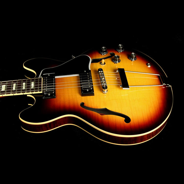 Gibson Memphis ES-390 Figured Maple Electric Guitar Vintage Sunburst
