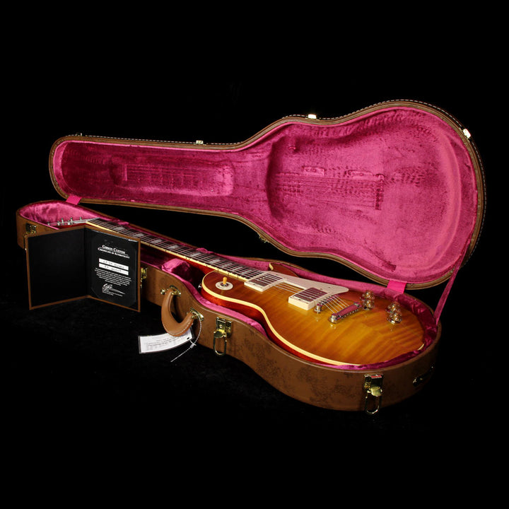 Gibson Custom Shop Standard Historic 1959 Les Paul Electric Guitar Sunrise Tea Burst