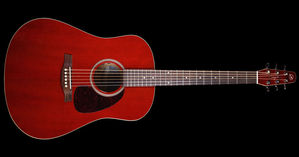 Seagull S6 Acoustic Guitar Cedar Trans Red GT | The Music Zoo