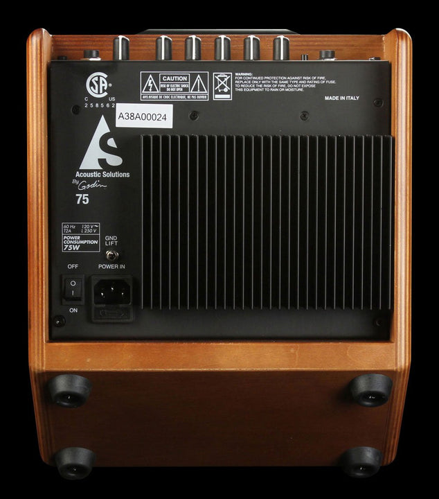 Acoustic Solutions ASG-75 Guitar Amplifier Wood
