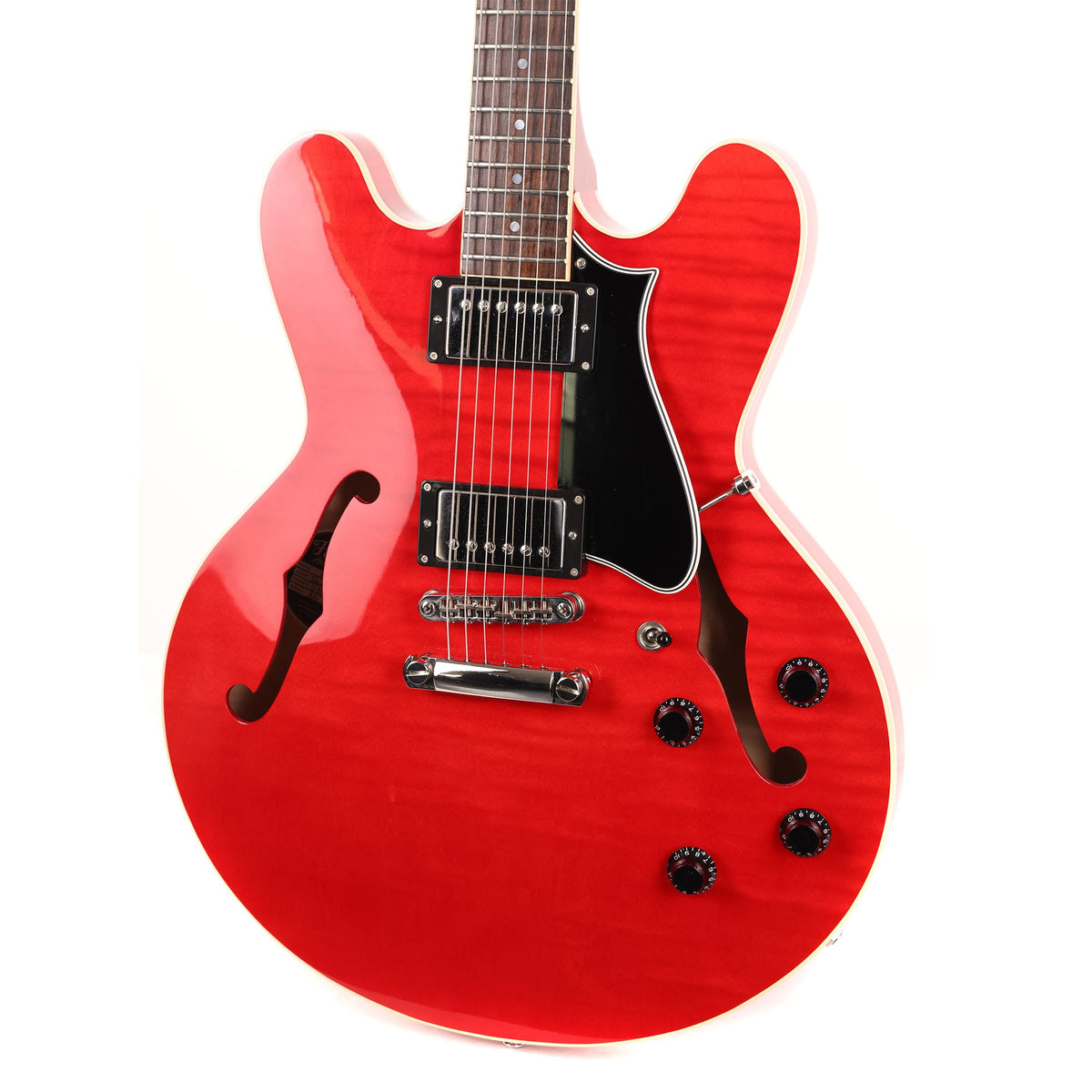 Heritage H-535 Semi-Hollow Trans Cherry 2022 — 7