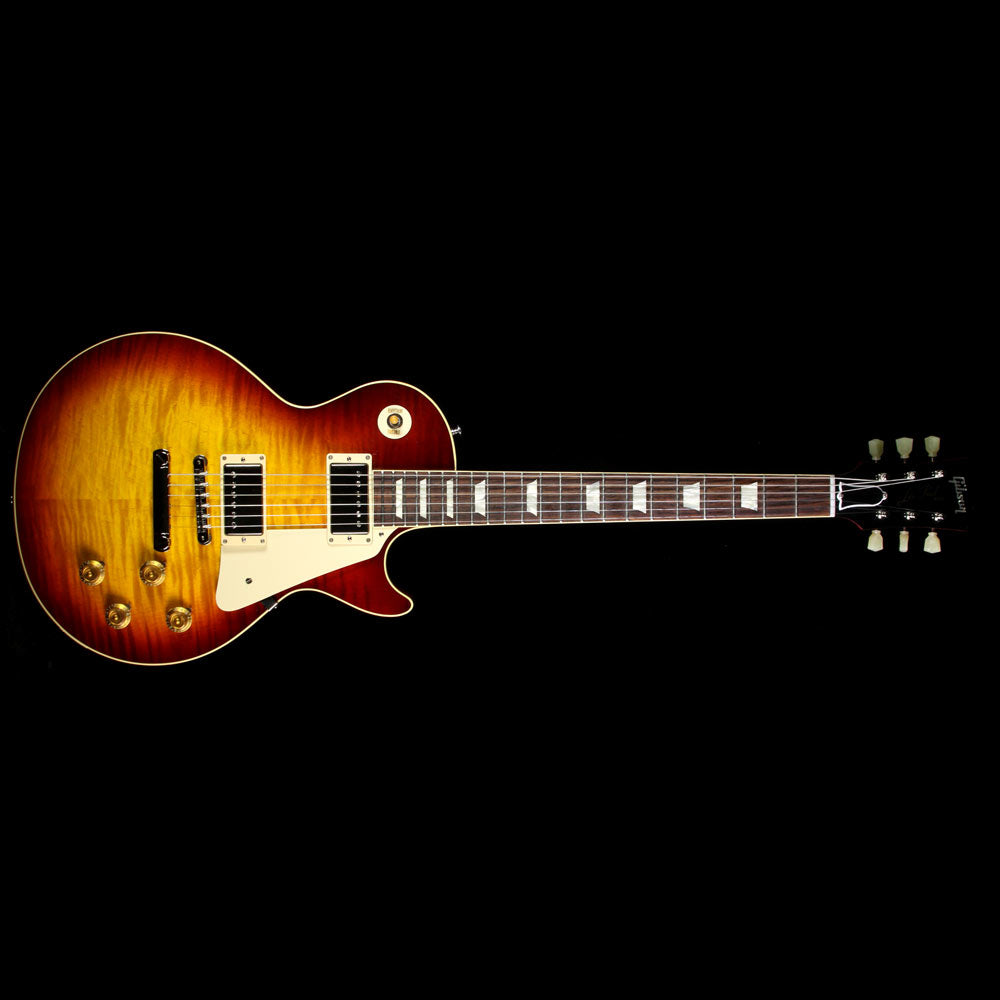 Gibson Custom Shop Standard Historic 1959 Les Paul Reissue Electric Guitar Bourbon Burst — 2
