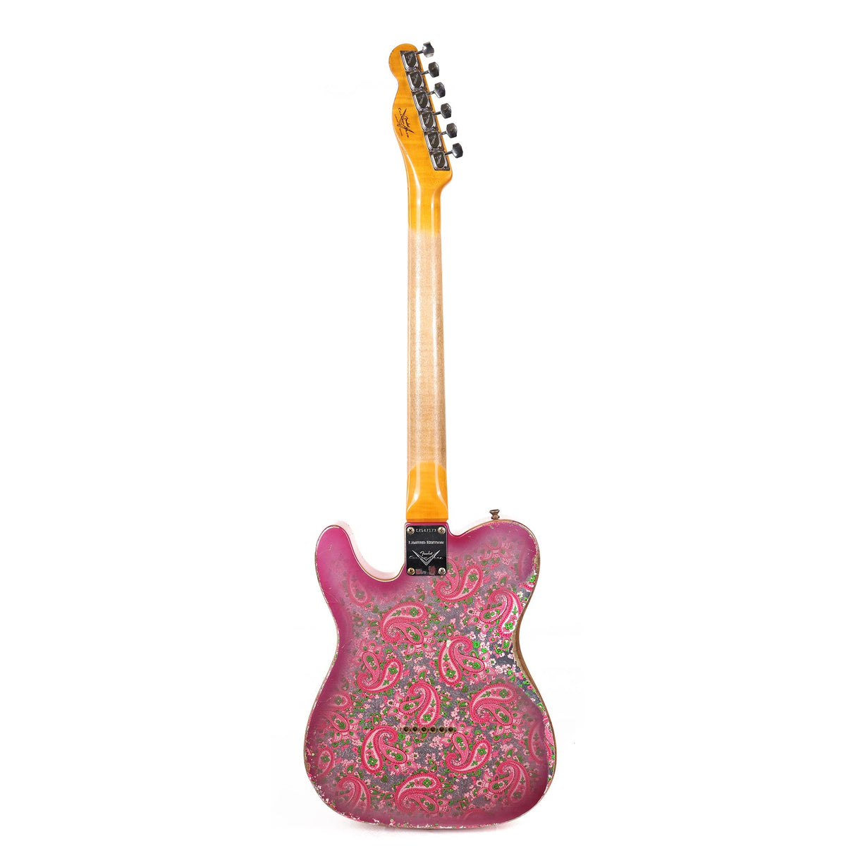 Fender Custom Shop '72 Tele Thinline Heavy Relic Pink Paisley Limited Edition 2020 — 3