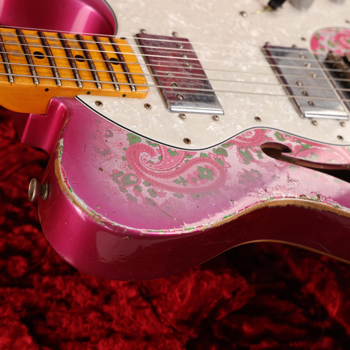 Fender Custom Shop '72 Tele Thinline Heavy Relic Pink Paisley Limited Edition 2020 — 7