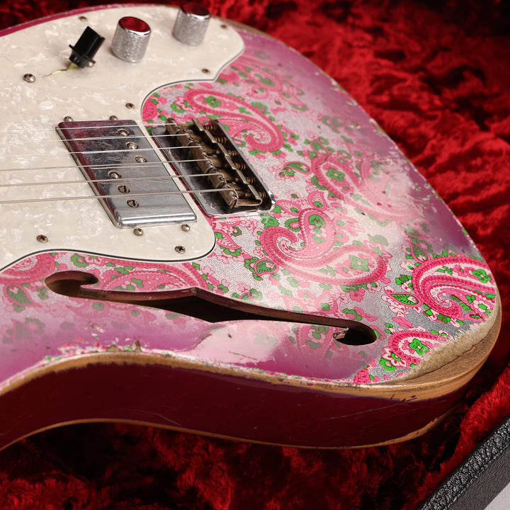 Fender Custom Shop '72 Tele Thinline Heavy Relic Pink Paisley Limited Edition 2020