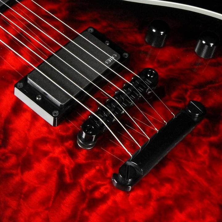 ESP E-II Eclipse QM Electric Guitar Black Cherry Sunburst