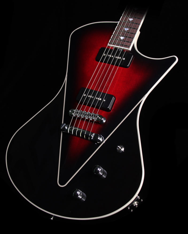 Used 2014 Music Man Armada MM90 Electric Guitar Black Cherry Burst — 1