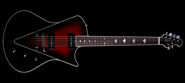 Used 2014 Music Man Armada MM90 Electric Guitar Black Cherry Burst