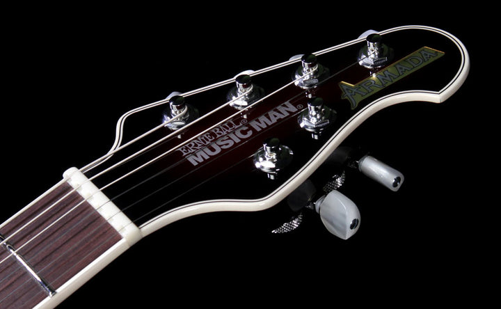 Used 2014 Music Man Armada MM90 Electric Guitar Black Cherry Burst