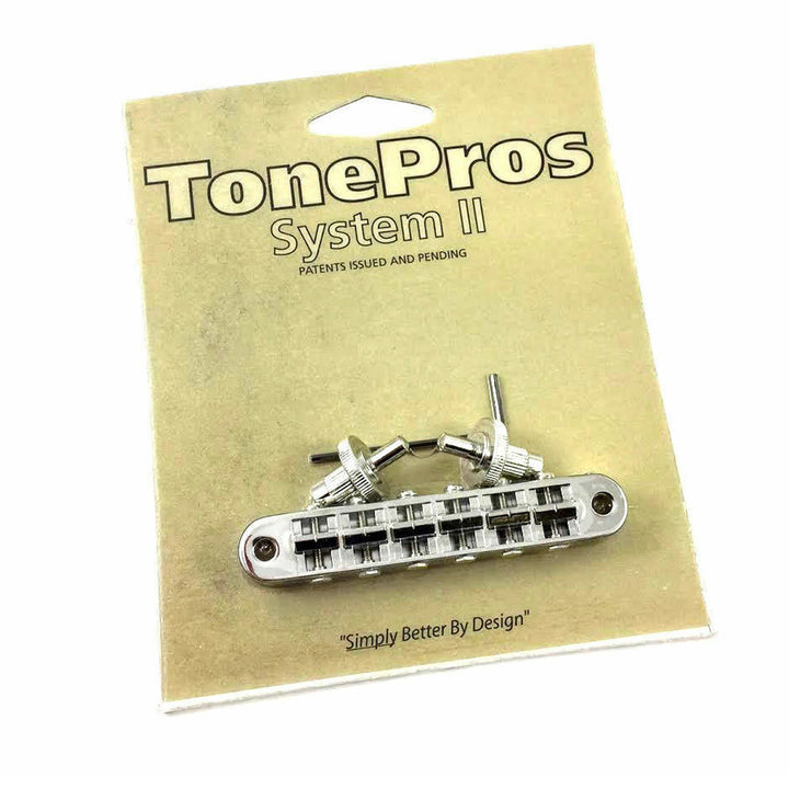 Tone Pros T3BP-N Nashville Tunematic Nickel Locking Bridge