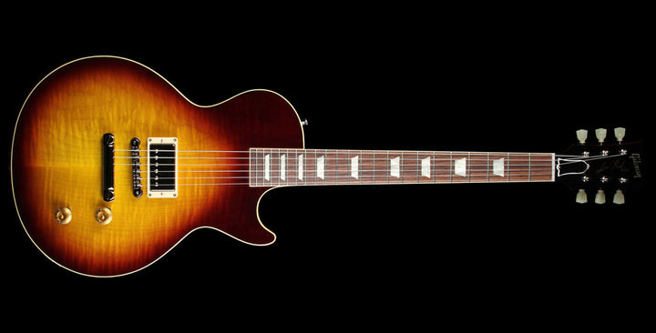 Gibson Custom Shop '58 Les Paul Chambered Reissue Single-Pickup Electric Guitar Faded Tobacco Sunburst