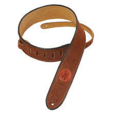 Levy's MSS3 Signature Series Suede Guitar Strap Brown