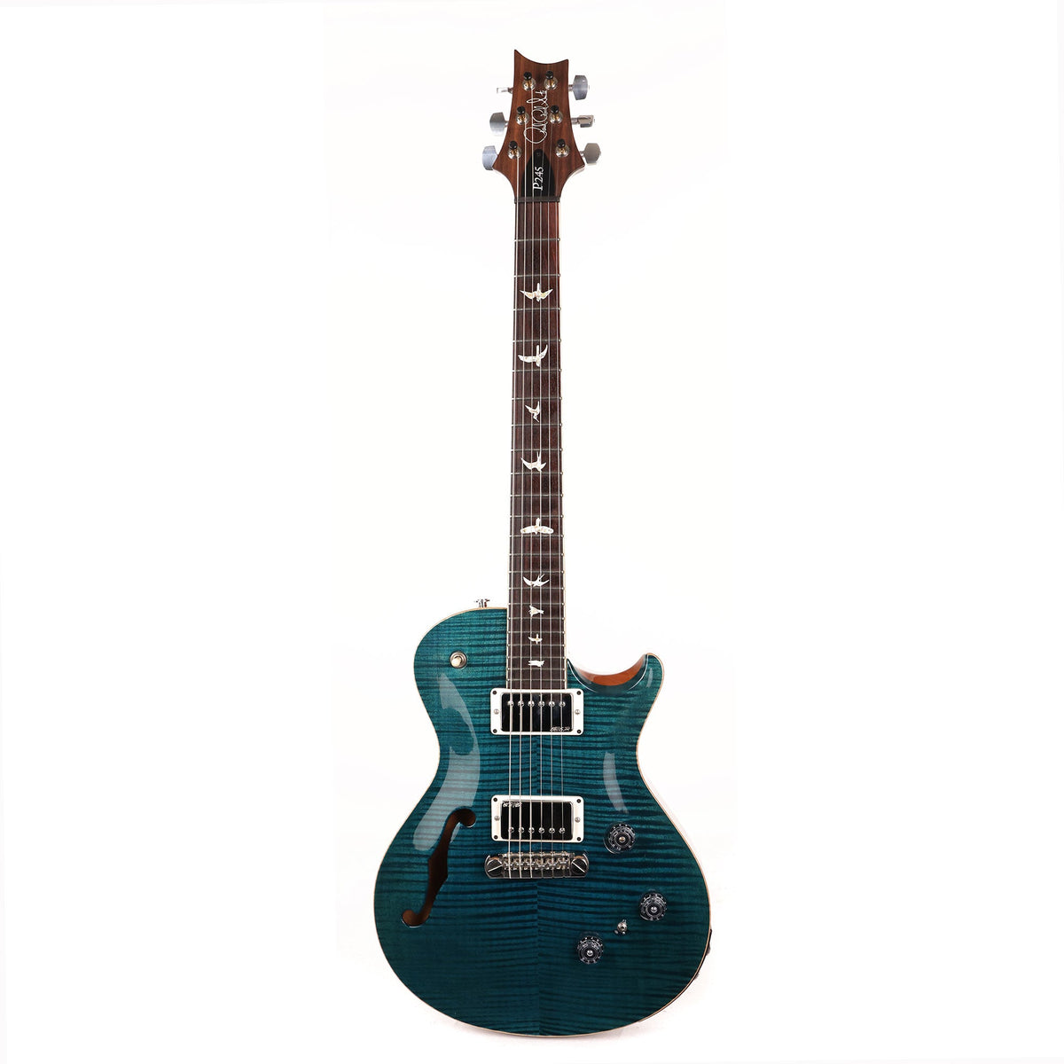 PRS P245 Semi-Hollow Blue Azul 10-Top 2015 — 2