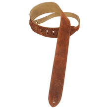 Levy's MS12 Suede Guitar Strap Brown