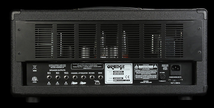 Used Orange Dual Dark 50 Guitar Amplifier Head
