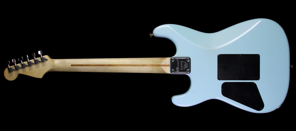 Used 2014 Charvel Custom Nitro Aged San Dimas Electric Guitar Robins Egg Blue — 3