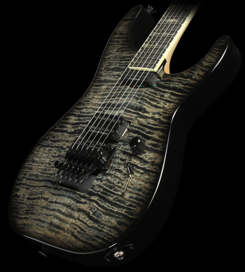 Jackson Custom Shop SL Electric Guitar Transparent Gray Crop Circle — 1