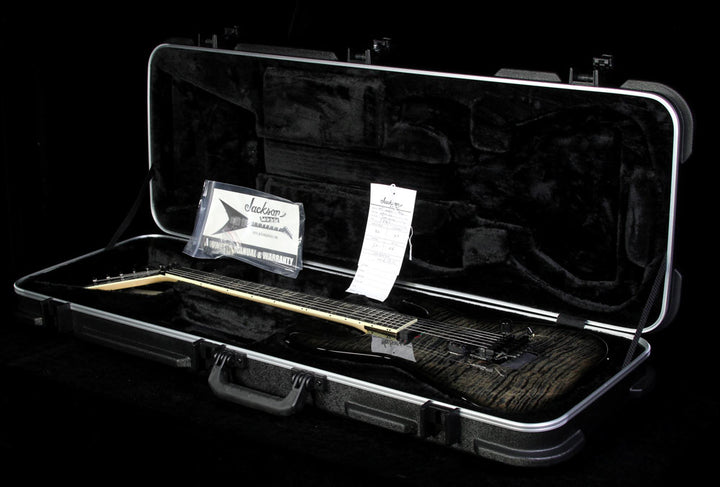 Jackson Custom Shop SL Electric Guitar Transparent Gray Crop Circle