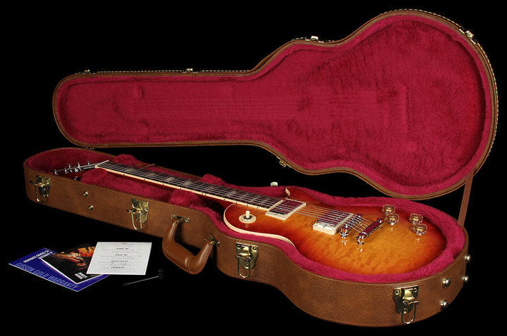 Used 2014 Gibson Les Paul Standard Electric Guitar Quilttop Heritage Cherry Sunburst