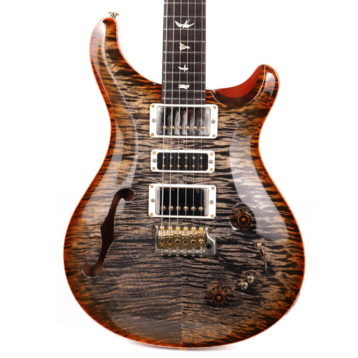 PRS Special 22 Semi-Hollow Burnt Maple Leaf 2019 — 1