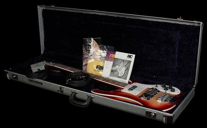 Used 2007 Rickenbacker 4003 Color Of The Year Edition Electric Bass Guitar Amber Fireglo