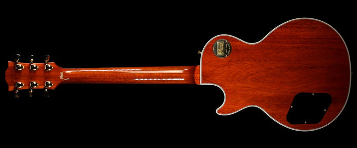 Used Gibson Custom Shop Les Paul Custom Figured Electric Guitar Orange Tiger