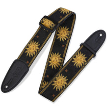 Levy's MPJG Sun Guitar Strap Black