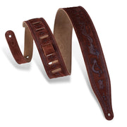 Levy's MS17T03-BRN Brown Suede Guitar Strap