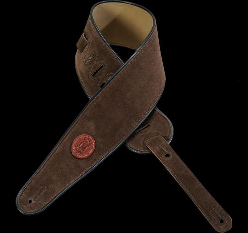 Levy's MSS3 4-inch Brown Suede Guitar Strap