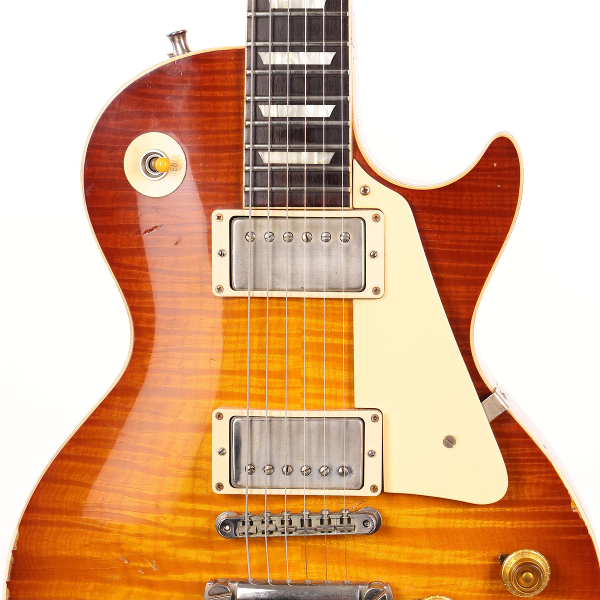 Gibson Custom Shop 1959 Les Paul Reissue Brazilian Rosewood Aged Iced Tea Burst 2017 — 6