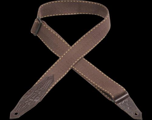 Levy's MSSC80 Cowboy Boot Guitar Strap Brown
