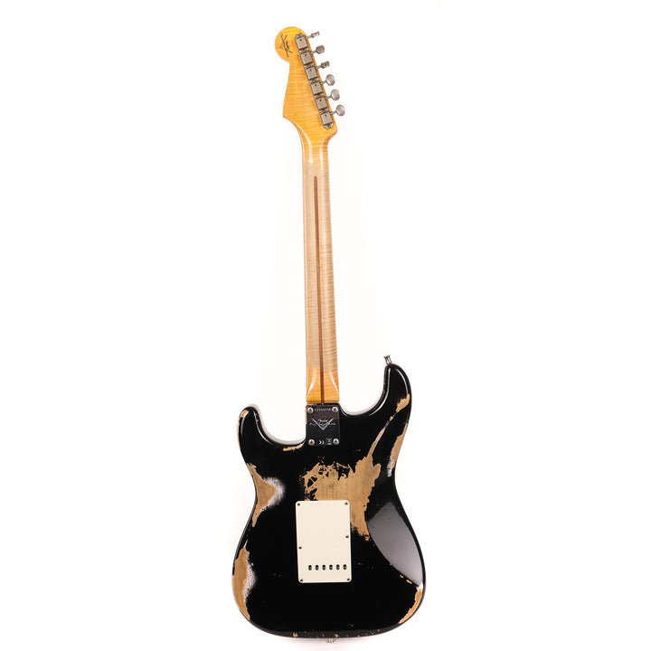 Fender Custom Shop 1958 Stratocaster Heavy Relic Aged Black 2018