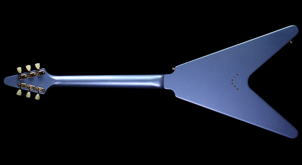 Used 2014 Gibson Custom Shop Benchmark '59 Flying V Tribute Electric Guitar Pelham Blue — 3